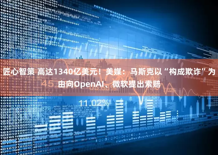 匠心智策 高达1340亿美元！美媒：马斯克以“构成欺诈”为由向OpenAI、微软提出索赔