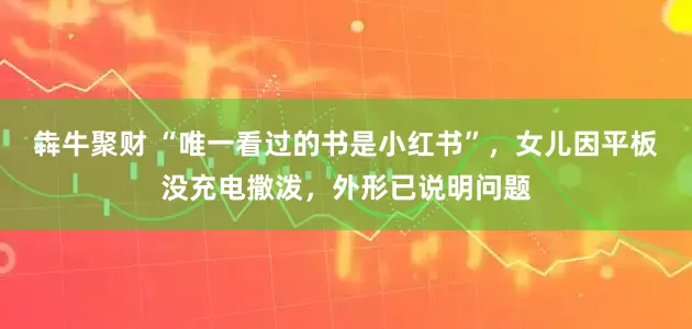 犇牛聚财 “唯一看过的书是小红书”，女儿因平板没充电撒泼，外形已说明问题